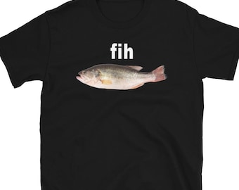 Camiseta con meme de peces de la FIH, humor de la generación Z