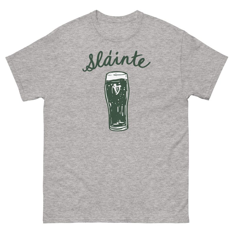 Sláinte Guinness T-Shirt: Irish St. Patrick's Day Tee