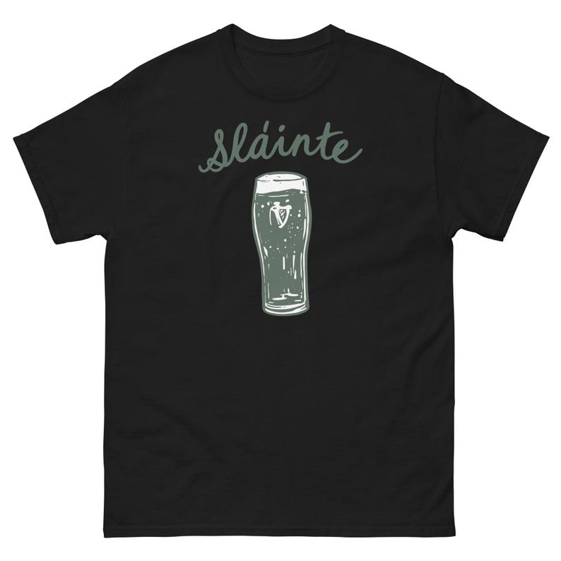 Sláinte Guinness T-Shirt: Irish St. Patrick's Day Tee
