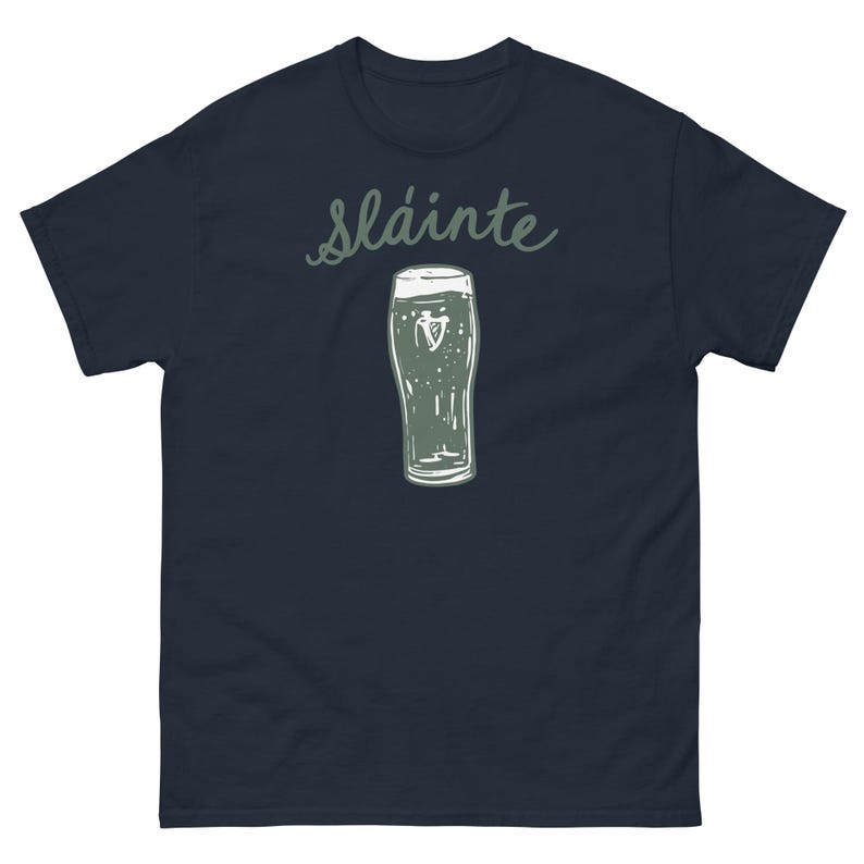 Sláinte Guinness T-Shirt: Irish St. Patrick's Day Tee