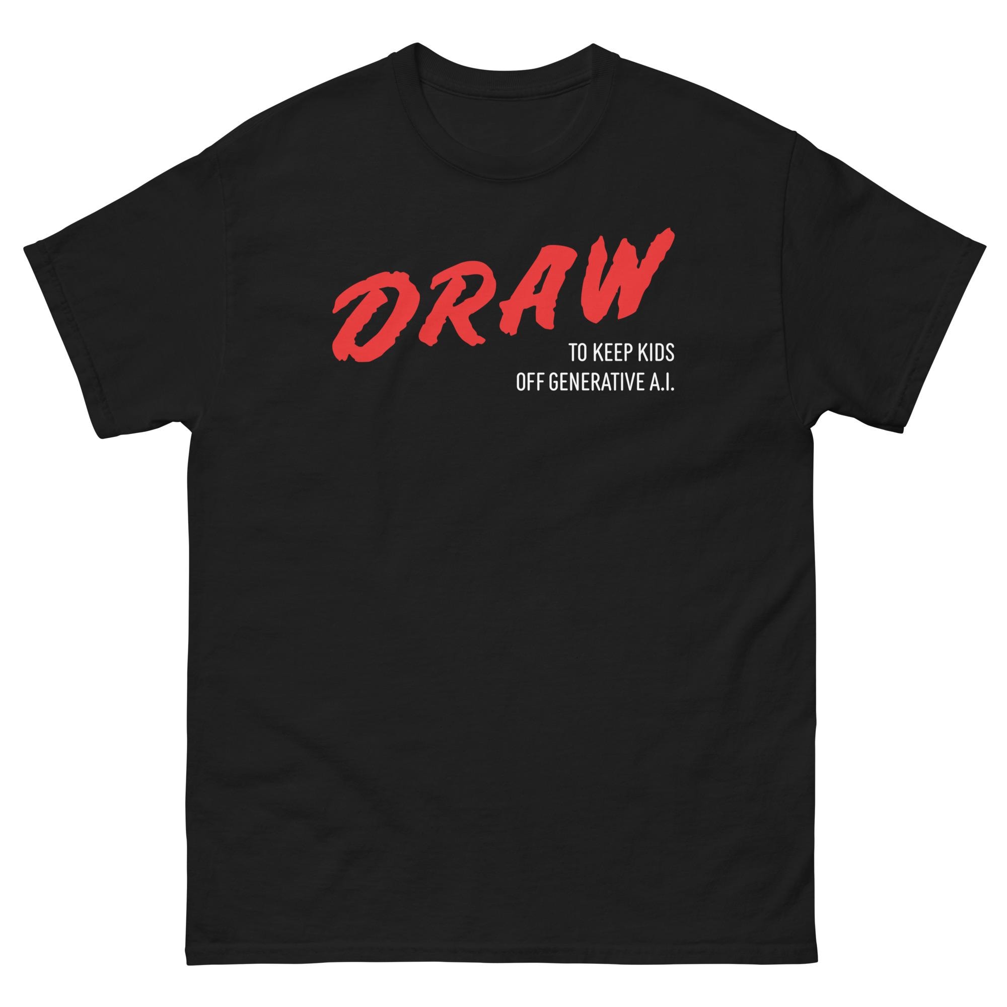 Draw T Shirt - Etsy