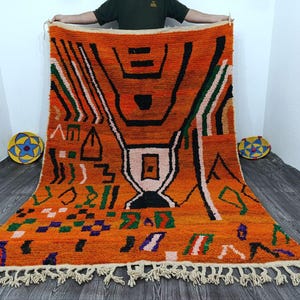 Amazing Multicolored Rug,Custom Fabulous Boujaad Rug,Beni Ourain Rug,Luxurious Multicolored Wool Rug ,Custom All Sizes Rug-Unique Room Decor