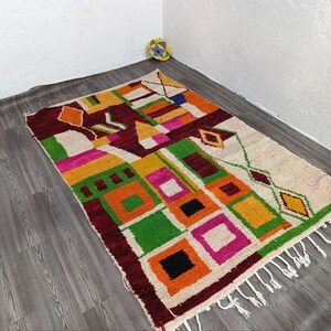 Gorgeous Moroccan Rug, New Boujaad Rug, Handmade Rug, Berber Rug, Custom Moroccan Rug, Large Area Rug50% OFF CLOSING SALE Majestic Vintage