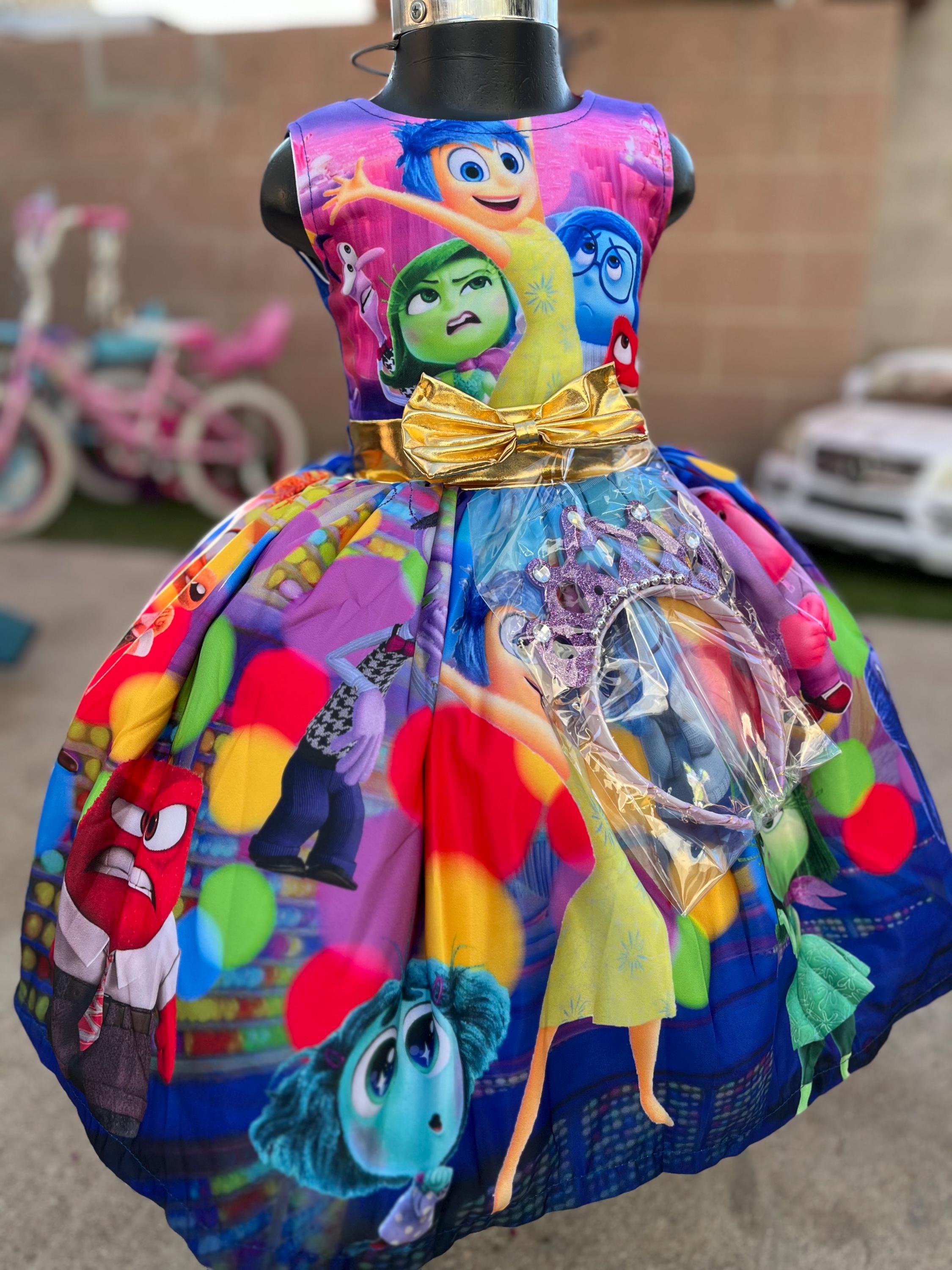 cake dress inside out Inside Out Inspired Personalized Party Decor main image 1