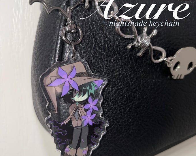 Acrylic Azure Forsaken Keychain - Etsy