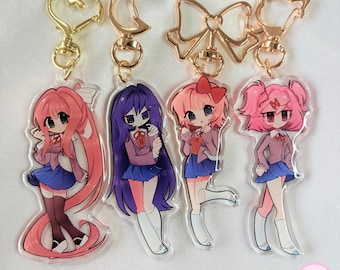 Doki Doki Literature Club Keychains! || DDLC