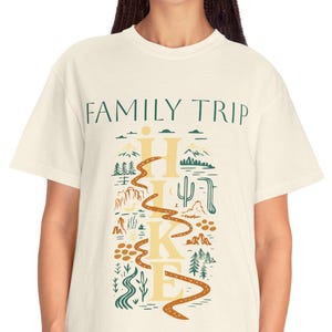 Family Trip T-Shirt: Garment-Dyed Cotton Adventure Tee