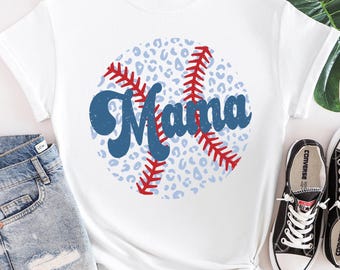 Baseball Mama DTF Ready To Press,  Heat Transfer, Game Day - Sports Mom