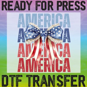 Coquette American Flag Ready To Press, 4th Of July Dtf, America Dtf, 4th Of July Gift Dtf, American Women Dtf, American Flag Dtf, Trendy