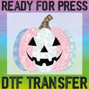 Preppy Floral Pink Pumpkin Ready To Press, Preppy Halloween Dtf, Pink Pumpkin Dtf, Fall Dtf, Floral Pumpkin Dtf, Fall Pumpkin Heat Transfers