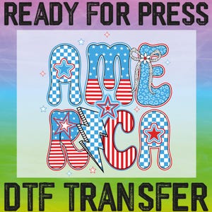 Retro America Coquette Ready To Press, Preppy 4th Of July Dtf, Retro 4th of July Dtf, Vintage America Dtf, Patriotic Dtf, American Flag Dtf