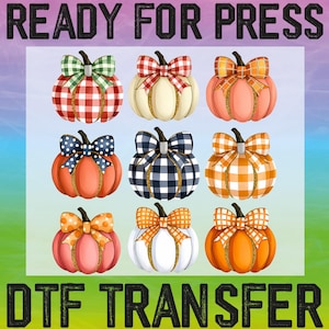 Coquette Pumpkin Ready To Press, Fall Pumpkin Dtf, Pumpkin Season Dtf, Autumn Pumpkin Bow Heat Transfers, Fall Gift Dtf, Fall Bow Dtf,