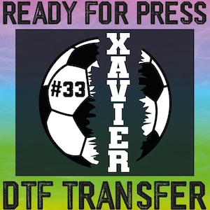 Custom Soccer Ready To Press, Soccer Name Heat Transfer, Personalized Soccer Dtf, Soccer Mom Dtf, Soccer Mama Dtf, Soccer Player Gifts Dtf
