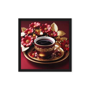 Coffee Love Edition Framed Canvas