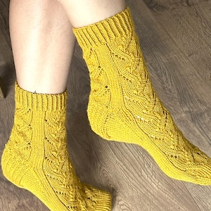 Hand Knitted 70% Wool Socks: Warm Winter Knitwear