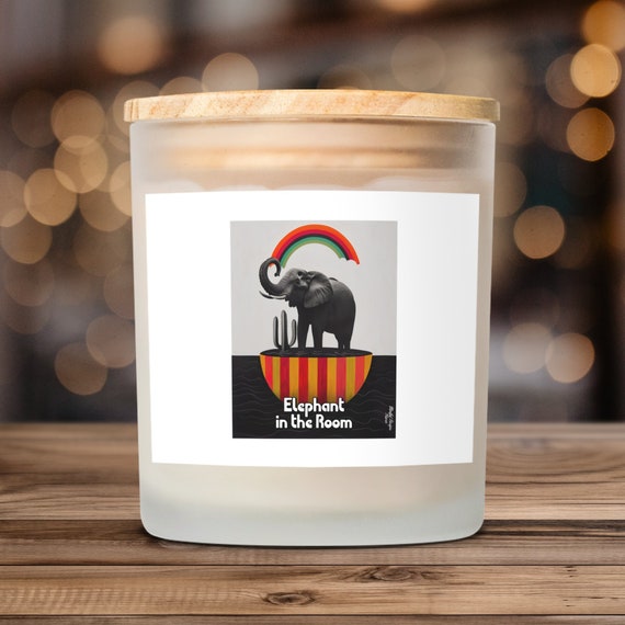 Stampa Su Tela Elephant Walking On Road – Quadro Moderno Extra Large 101x76 Cm – Cornice In Legno Di Pino, Pronto Da Appendere - 3