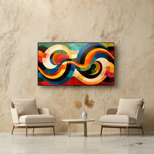 59 oeuvres d'art uniques captivantes pour Smart TV, oeuvres d'art murales numériques trippy, oeuvres d'art modernes-classiques et impressions d'art numériques haute résolution. image 1