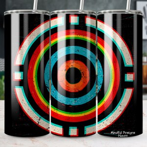 Buntes Ziel Design Thermobecher, Tassen, Tragetaschen und Ornamente für alle Gelegenheiten