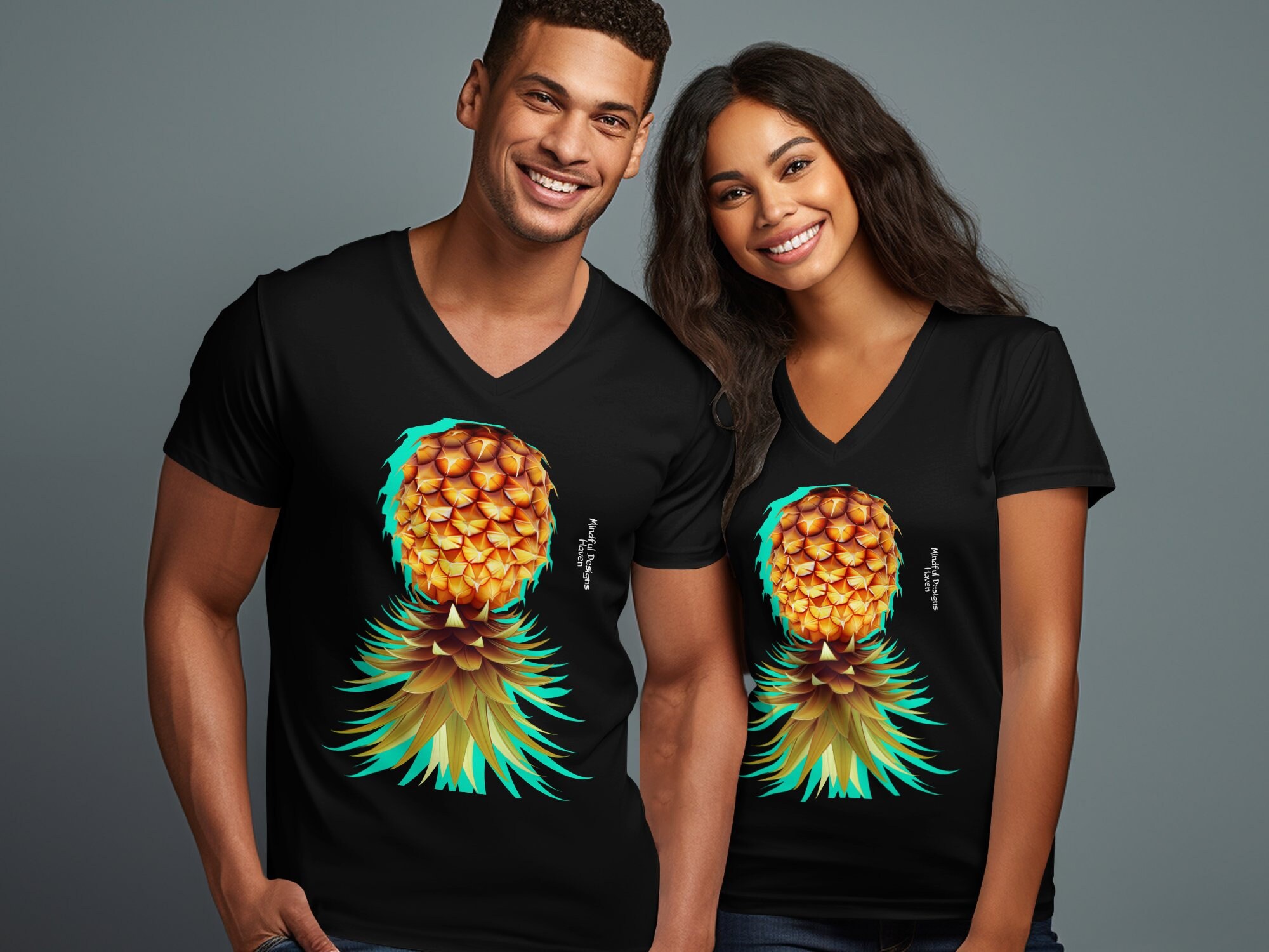 Tee-shirt Ananas | T-shirt Unisex | Chemise D’été Amusante | Foodie Tee - Foto 5