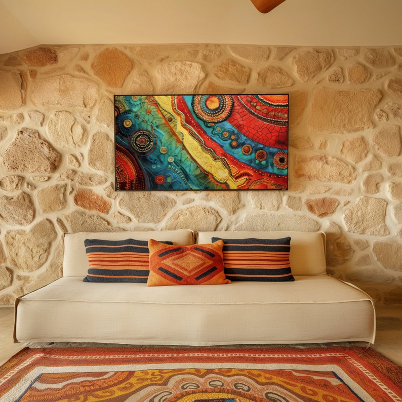 59 oeuvres d'art uniques captivantes pour Smart TV, oeuvres d'art murales numériques trippy, oeuvres d'art modernes-classiques et impressions d'art numériques haute résolution. image 8