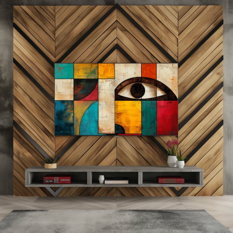 59 oeuvres d'art uniques captivantes pour Smart TV, oeuvres d'art murales numériques trippy, oeuvres d'art modernes-classiques et impressions d'art numériques haute résolution. image 9
