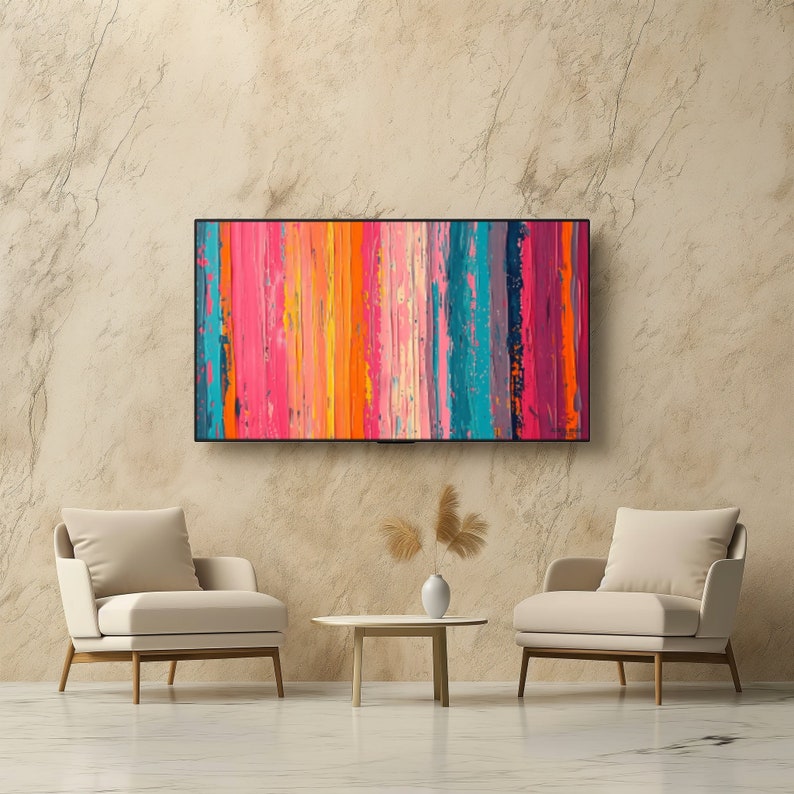 59 oeuvres d'art uniques captivantes pour Smart TV, oeuvres d'art murales numériques trippy, oeuvres d'art modernes-classiques et impressions d'art numériques haute résolution. image 3
