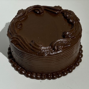 6x4” Fake Food/ Elegant Chocolate Cake/fake food/fakecake/artificial cake/homestaging/artificial cake/chocolate cake/photo prop