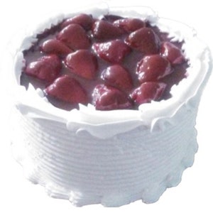 6x4” strawberries and cream-FAKE FOOD, Pretend Dessert, strawberry shortcake cheesecake, faux cake, fake cake