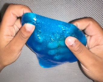 Blue Raspberry Slime, 8oz  (SCENTED)