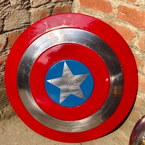 Captain America Falcon Shield Metallpropp Replika | Cosplay & LAJP-tillbehör bild 3