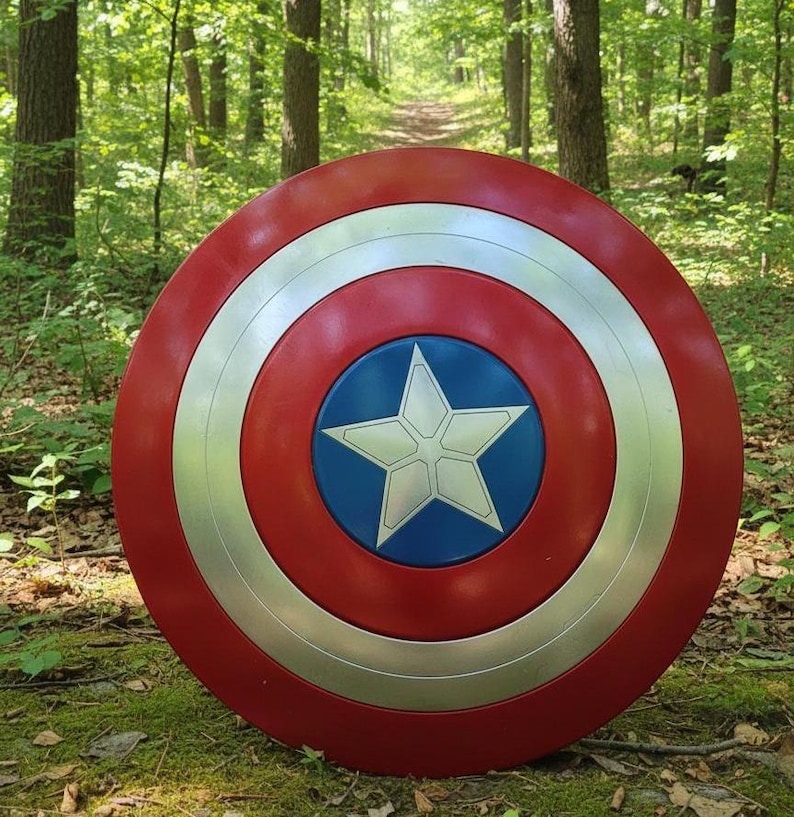 Captain America Falcon Shield Metallpropp Replika | Cosplay & LAJP-tillbehör bild 1