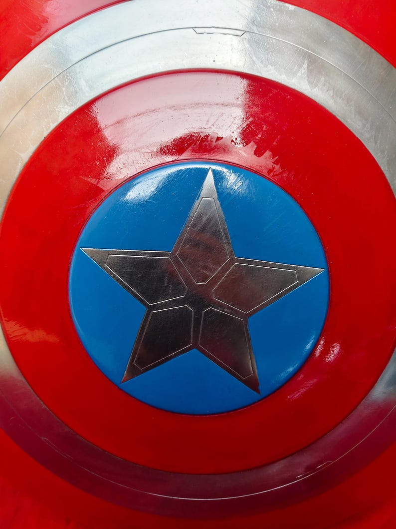 Captain America Falcon Shield Metallpropp Replika | Cosplay & LAJP-tillbehör bild 14