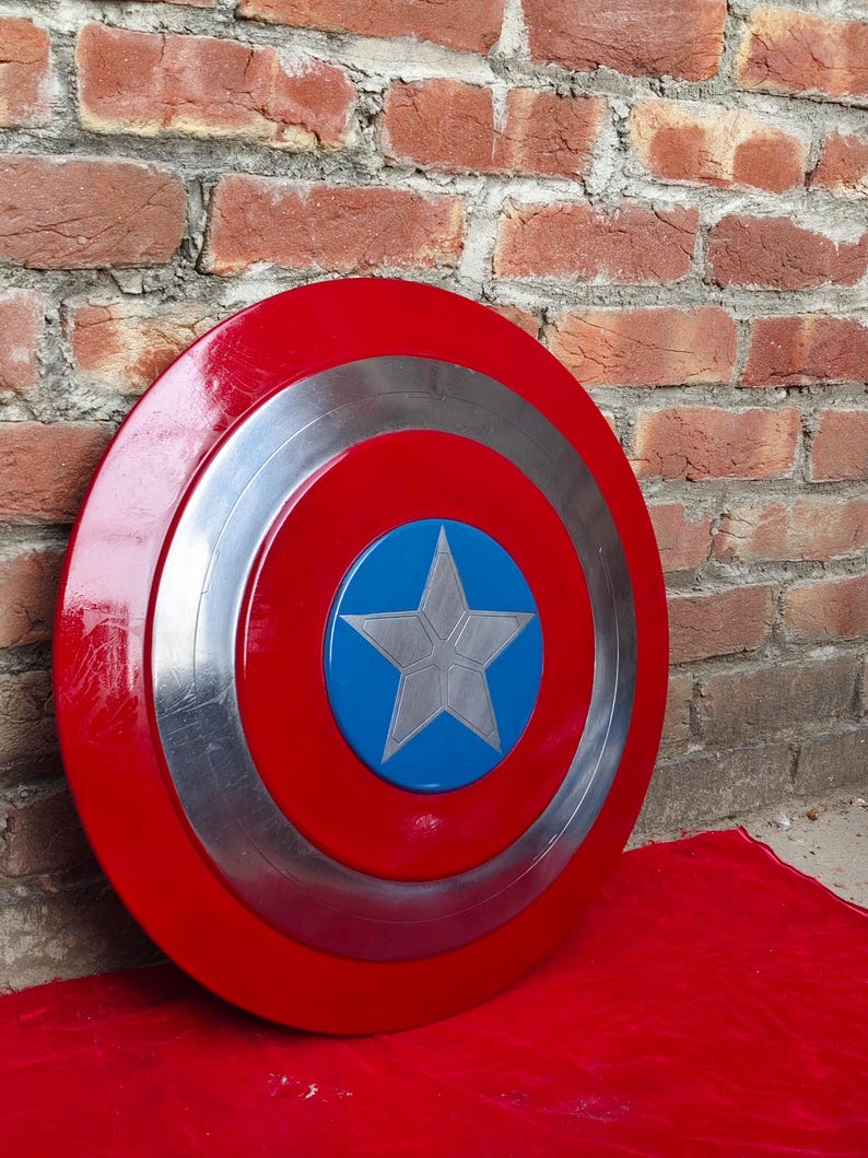 Captain America Falcon Shield Metallpropp Replika | Cosplay & LAJP-tillbehör bild 6