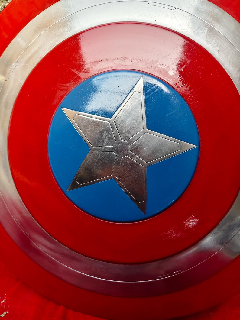 Captain America Falcon Shield Metallpropp Replika | Cosplay & LAJP-tillbehör bild 17