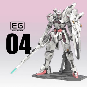 Gundam Kit - Gundam Calibarn 1:100 Statue - Hochwertige 3D STL Dateien (EG04)