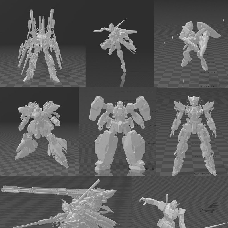 3d Print Gundam Etsy