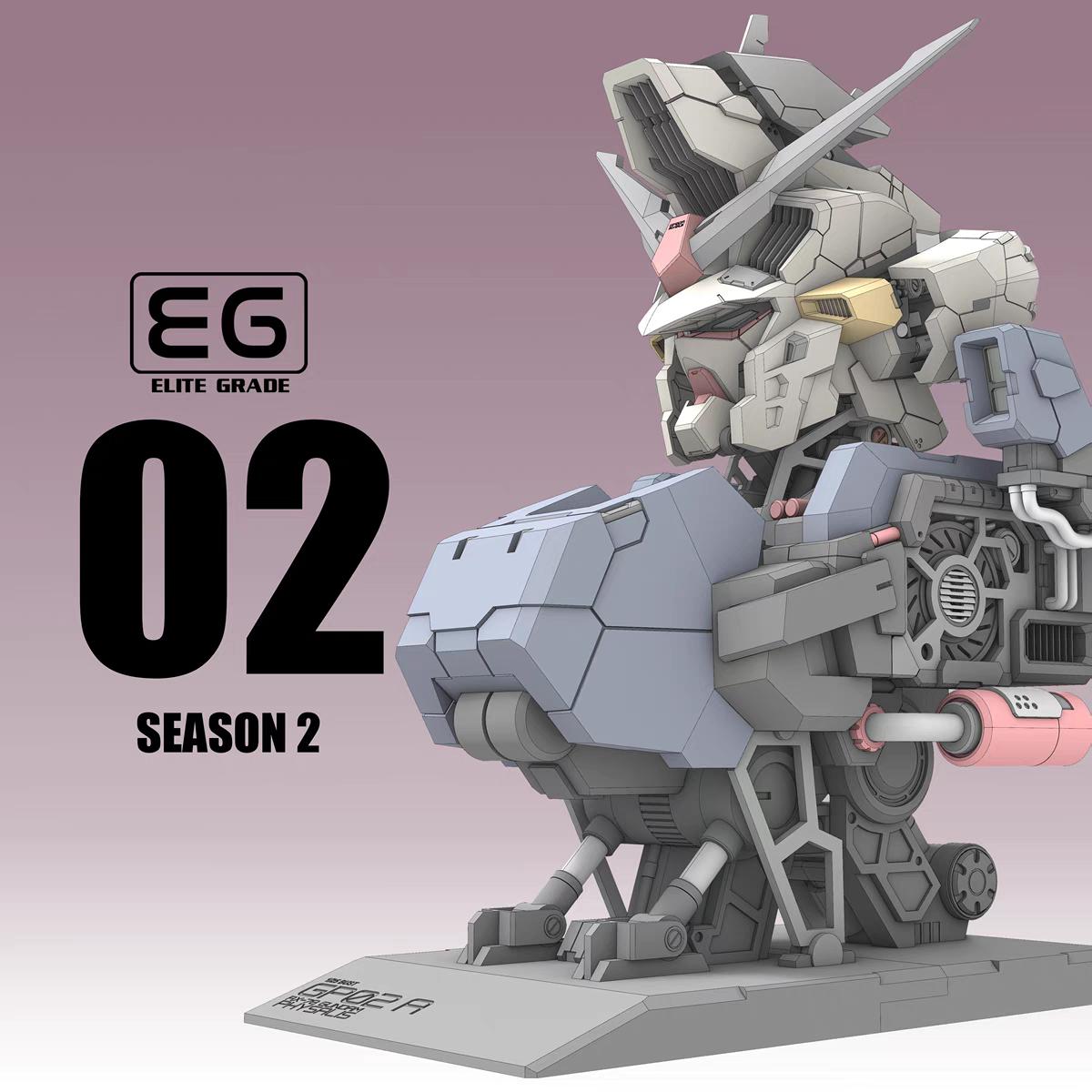 Kit busto Gundam - Busto Gundam GP02 scala 1/25 - File STL 3D di alta qualità (EG02)