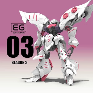 Gundam Kit -  Qubeley 1/100 scale statue - High Quality 3D STL Files (EG03)