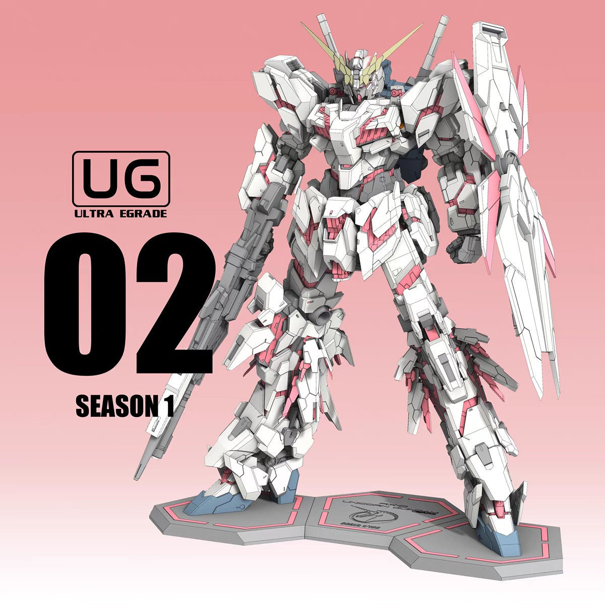 ユニコーンガンダム 3Dクリスタル Amazon.com: Robot Spirits Unicorn Gundam (Crystal Ver