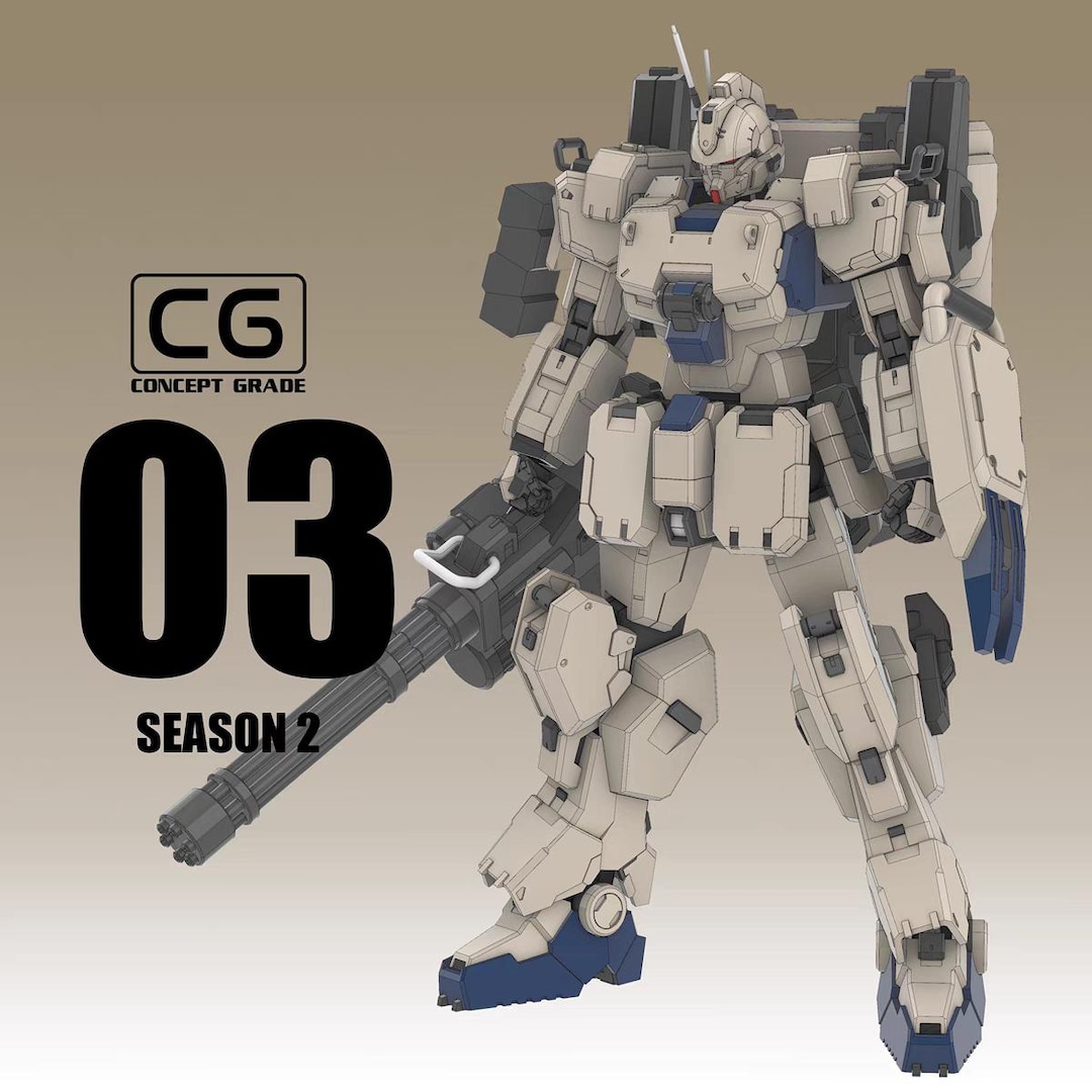 Gundam Kit - GUNDAM Ez8 1/100 Scale Statue - High Quality 3D