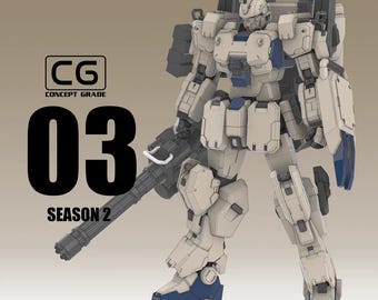 Gundam Kit - GUNDAM Ez8 1/100 scale statue - High Quality 3D STL Files (CG03)