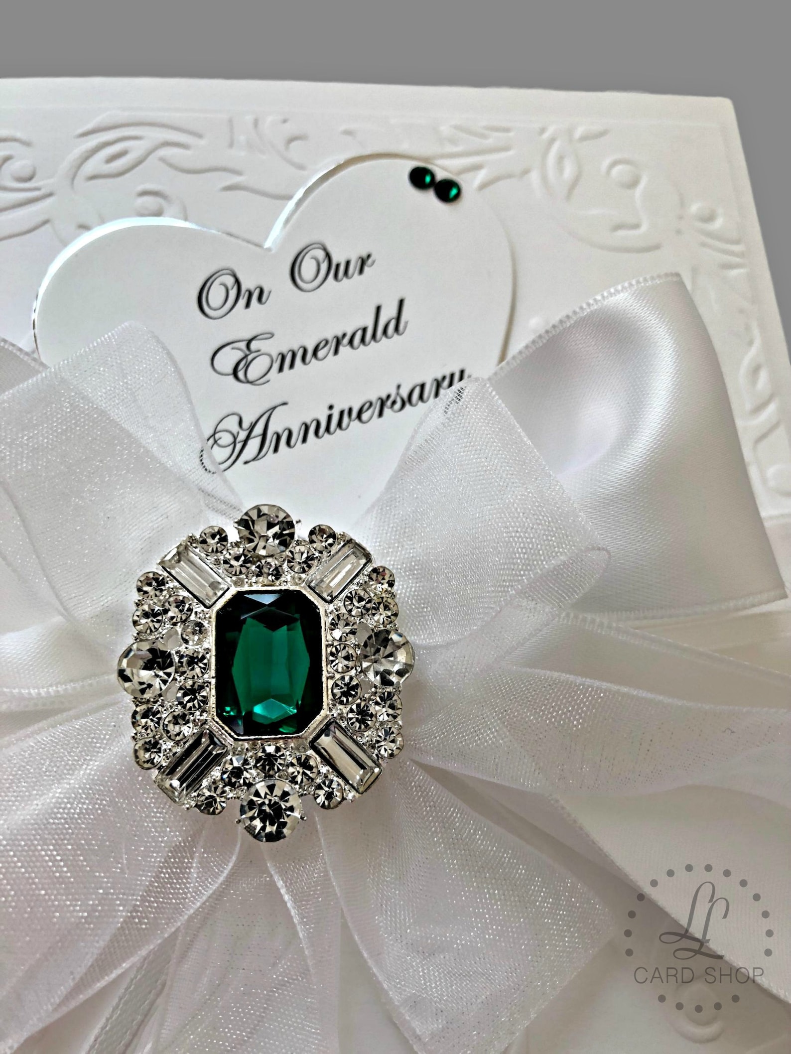 Emerald Anniversary Card Personalized 55th Wedding Etsy