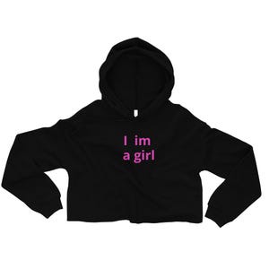 Crop Hoodie Sweatshirt, Women&#39;s Cropped Hoodie, , Personalized cropped hoodies, Team hoodies, Personalized College Letters Hoodie