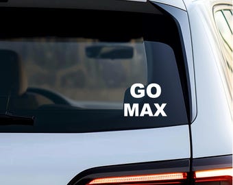 GO MAX Car Decal for Candace Owens Conspiracy Realist Theorist Political Sticker