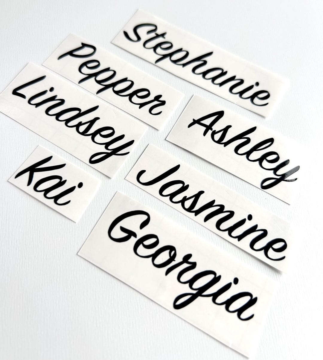 Cursive Quotes Sticker Personalized Cursive Script Sign Name Stickers | Mirror, Logo, Window ...