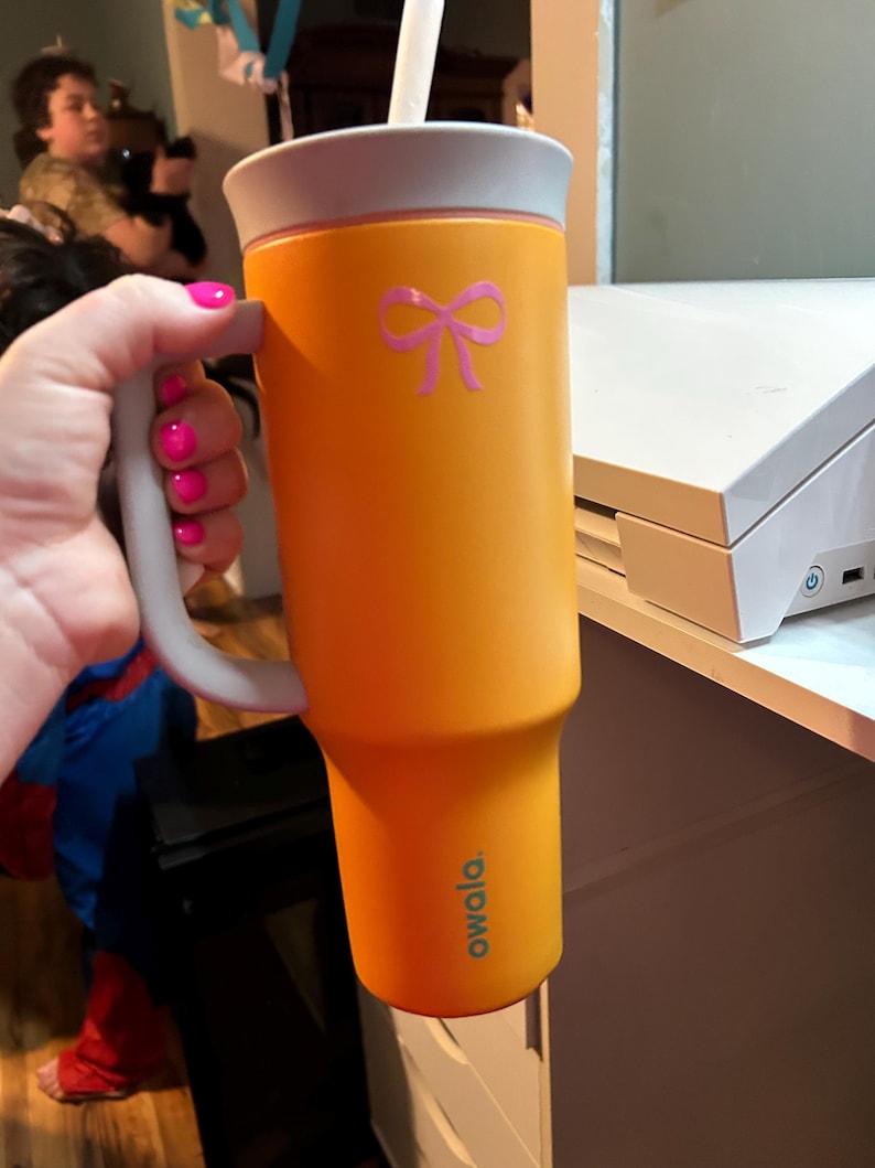 Personalized Cursive Script Name Stickers: Tumbler, Laptop Stickers, Wedding Bridesmaids Decals image 11