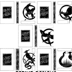 La serie Hunger Games - Suzanne Collins / Rebind Cover Designs / SOLO FILE PNG