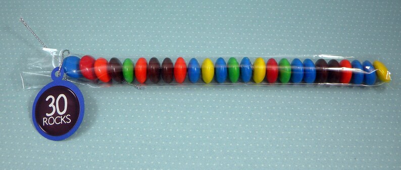 30th Birthday Candy Treat Bags  30 Rocks Set of 12 image 3