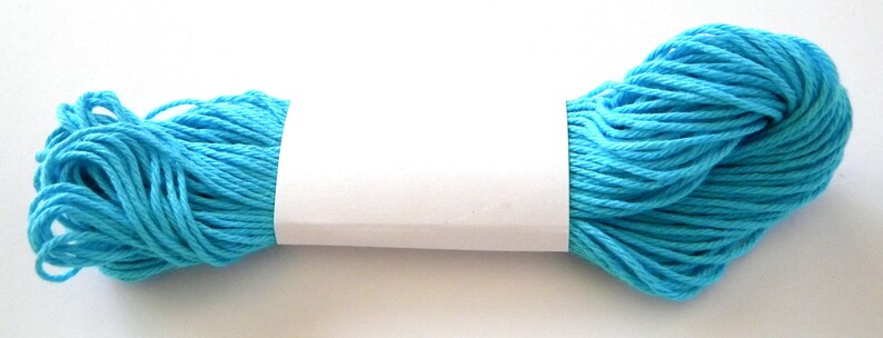 Blue Baker's Divine Twine, Solid, 25 yards or 75 feet image 2