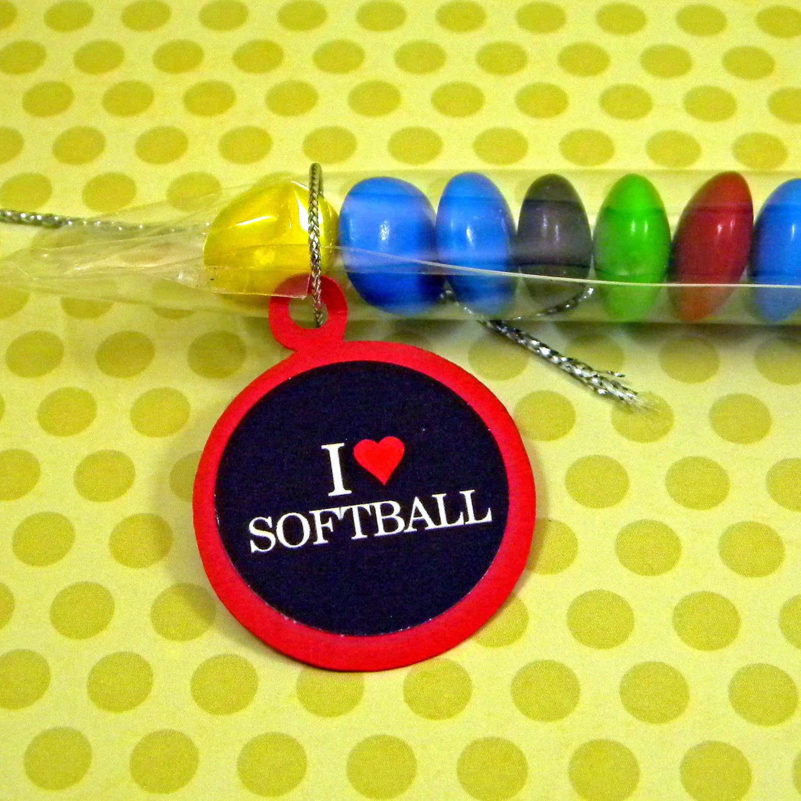 Softball Candy Treat Bag Favors Set of 12 I Heart Etsy